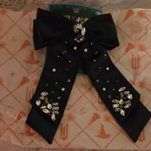 Aldo Black Embellished Hair Bow